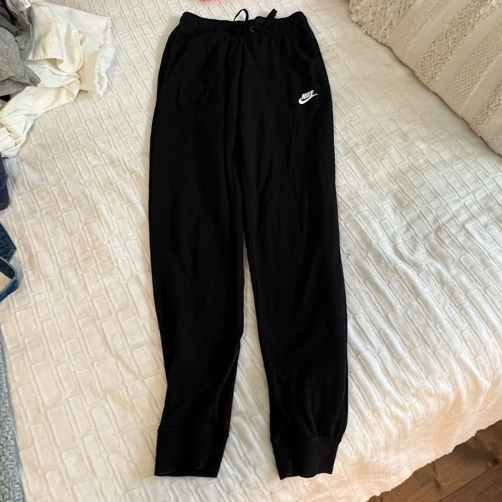 Womens Black Fleece Nike Sweatpants